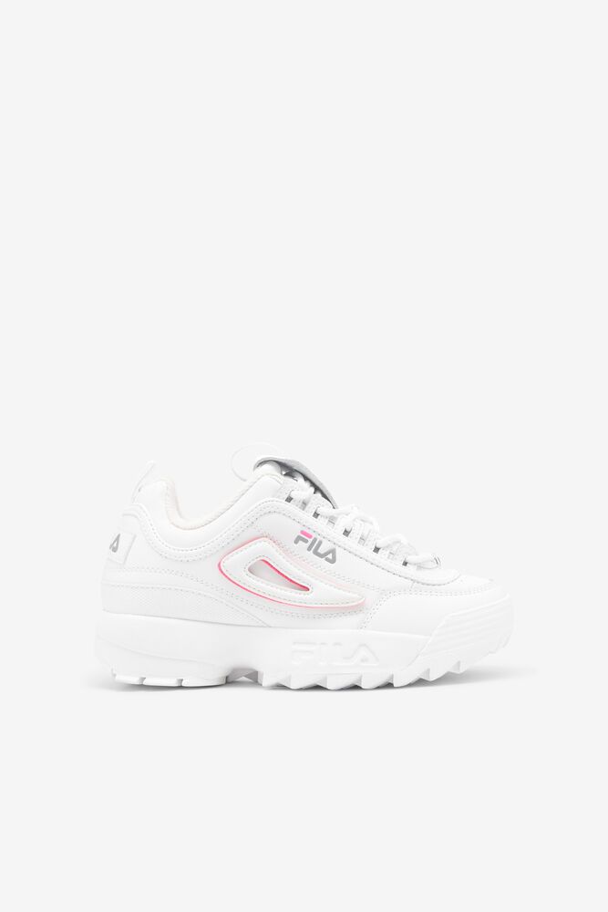 Fila Sneakers Børn Hvide Disruptor 2 Logo Reveal LZA-163854